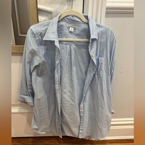Blue&white stripped shirt